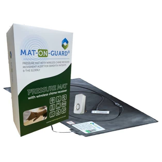 Floor Sensor Pressure Mat Alarm IP200 with Wireless PLUG-IN RECEIVER - SINGLE EXIT