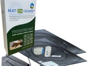 Floor Sensor Pressure Mat Alarm IP300D with Wireless PORTABLE & PLUG-IN RECEIVERS - DOUBLE EXIT
